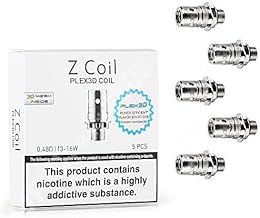 Innokin Zenith Coil Z Plex3D Coils (Z Coil) for CoolFire Mini Zenith D22 Tank, iTaste Kroma-A Zenith, Zenith Pro Tank and Other Zenith Families, Pack of 5 pcs, 2ml No Nicotine - 0.48 ohm