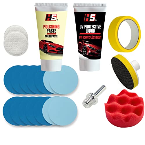 Renovateur phare voiture - HS kit renovation phare voiture - Polish phare voiture - Kit polissage phare voiture - Kit nettoyage phare voiture – Image 8