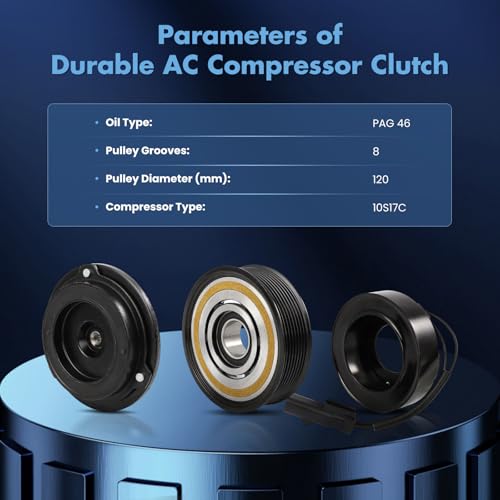 Image of ECCPP AC Clutch Kit for Dodge for Ram 2500 3500 4500 5500 6.7L 2010-2024