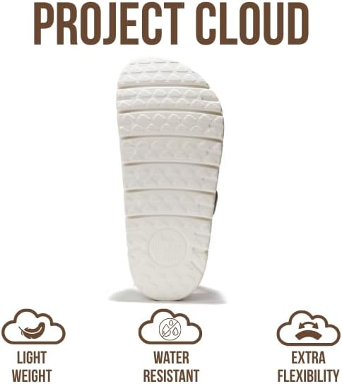 Project Cloud 100% Genuine Leather Platform Sandals Women Footwear - Wedge Chunky Slides for Women 2026 with Memory Foam Insole & Cork Footbed Womens Sandals (GreeceChunky) - Image 5