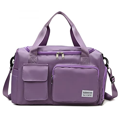 4 PCS Bolsa Mala Feminina Academia Esportiva Viagem Porta Tênis,ideal Para Suas Viagens, Banhos De P