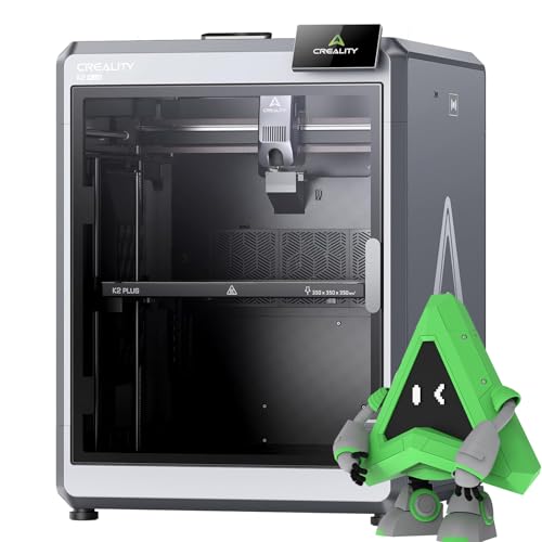 Creality K2 Plus 3D Drucker, Smart CFS (CFSx4 ist in bis zu 16 Farben erhältlich), Schritt-Servomotor-System, Dual-KI-Kameras, aktive Heizkammer, Matrix-Rahmen, Druckbereich 350x350x350mm