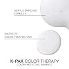 Joico K-Pak Color Therapy Color Protecting Shampoo, for Damaged, Colour Intensity, Heat Protectant with Argan and Keratin, Sulfate Free