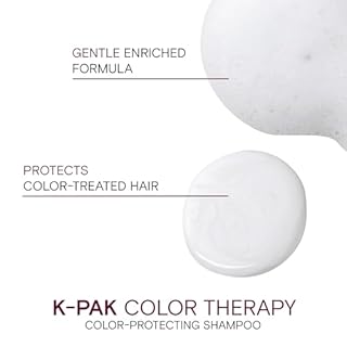 Joico K-Pak Color Therapy Color Protecting Shampoo, for Damaged, Colour Intensity, Heat Protectant with Argan and Keratin, Sulfate Free