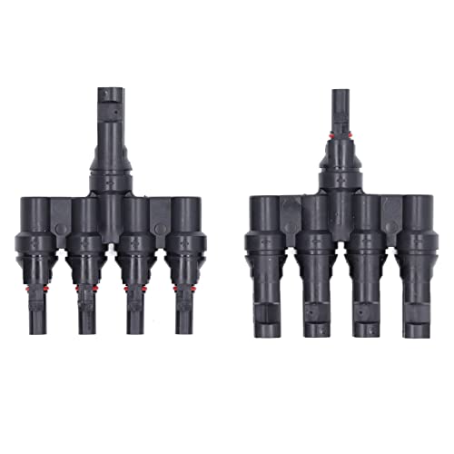 Generic - Solar Branch Connector 10 14 Tool Connector Panel Coupler Pair Cable Connectors Installation Pair Dc1000V for D4 (#3)
