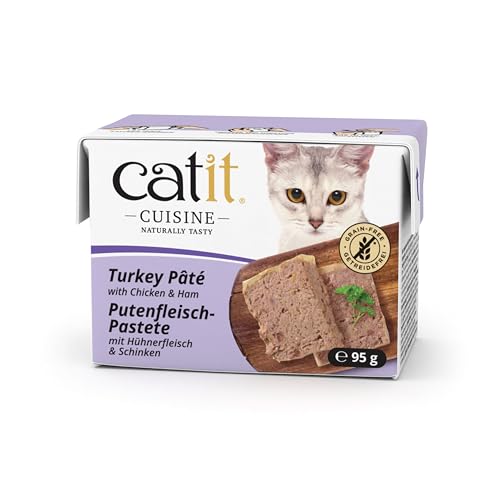Produktbild von Catit Cuisine Pastete Pute mit Huhn und Schinken - 12 x 95 g