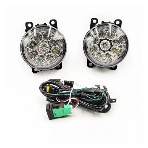 Phare antibrouillard à LED avec câbles pour Focus MK2 MK3 et Fiesta