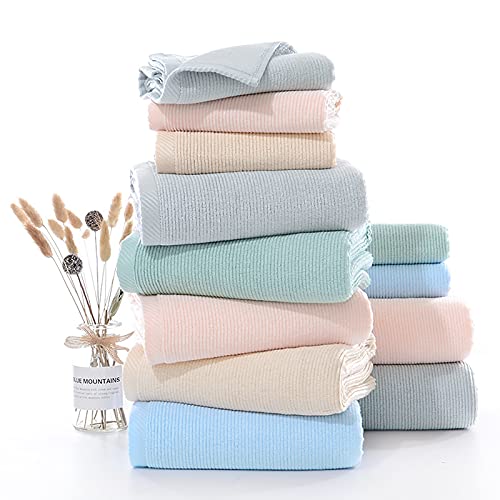 Serviette de bain très absorbante vert en fibre douce premium