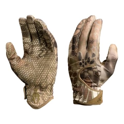 Kryptek - Krypton Cool Weather Hunting Glove with Touch Screen Compatibility Cover