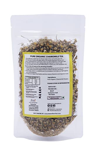 Image of The Indian Chai - Organic Chamomile Tea 1Kg | Bulk Pack | Promotes Relaxation & Supports Rest | Soothes Mind & Calming | Caffeine-Free, Whole Flower Buds | Herbal Infusion