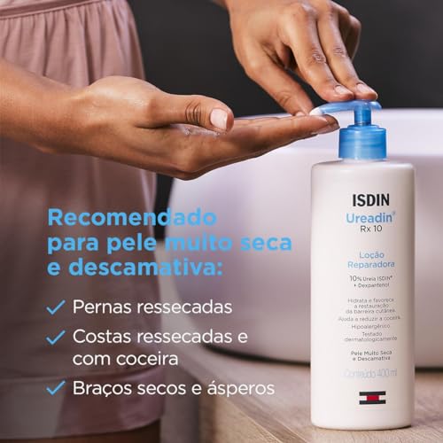 ISDIN Loção Hidratante Corporal Para Pele Muito Seca Ureadin Rx10 - 400Ml