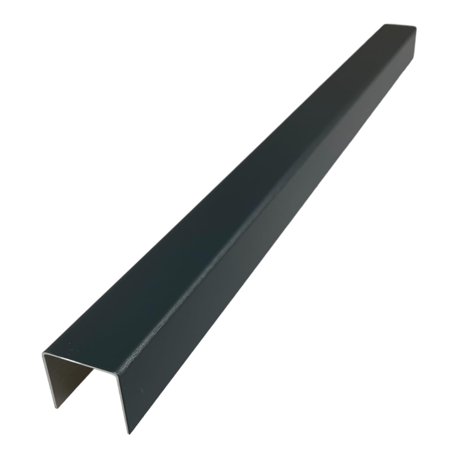 Alu U-Profil grau Abdeckprofil aus 1,5mm Aluminium Anthrazitgrau RAL 7016 Einfassprofil Kantenprofil Abschlussprofil Aluminiumschienen Aluschiene Schenkelinnenmaß: 20 x 120 x 20 mm Länge: 2000 mm