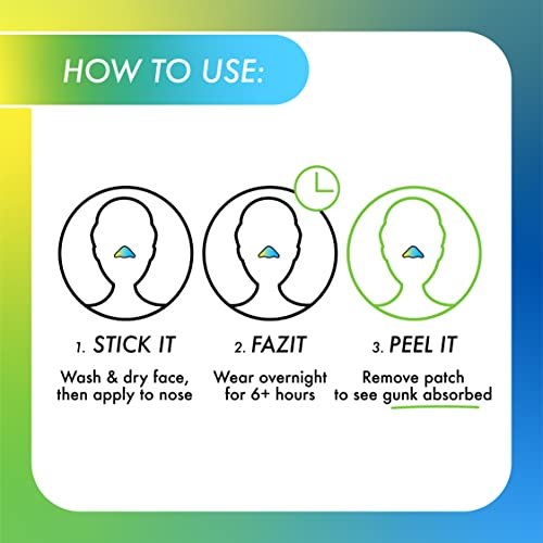 image for FAZIT Zit Zapper Nose Pore Patch -20-Pc Pimple Patch Set - Hydrocolloi