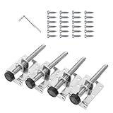 Construction robuste : ces pieds de nivellement sont conçus pour supporter des charges importantes, ainsi la stabilité et la sécurité de vos meubles. kits d'ancrage pour meubles, pieds de nivellement réglables