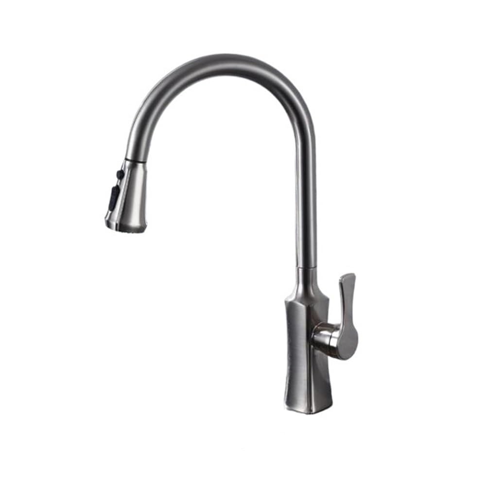 Blyqxs Nickel Kitchen Faucets Chrome/Black/ Sink Mixer Faucet Xt-173(Nickel)