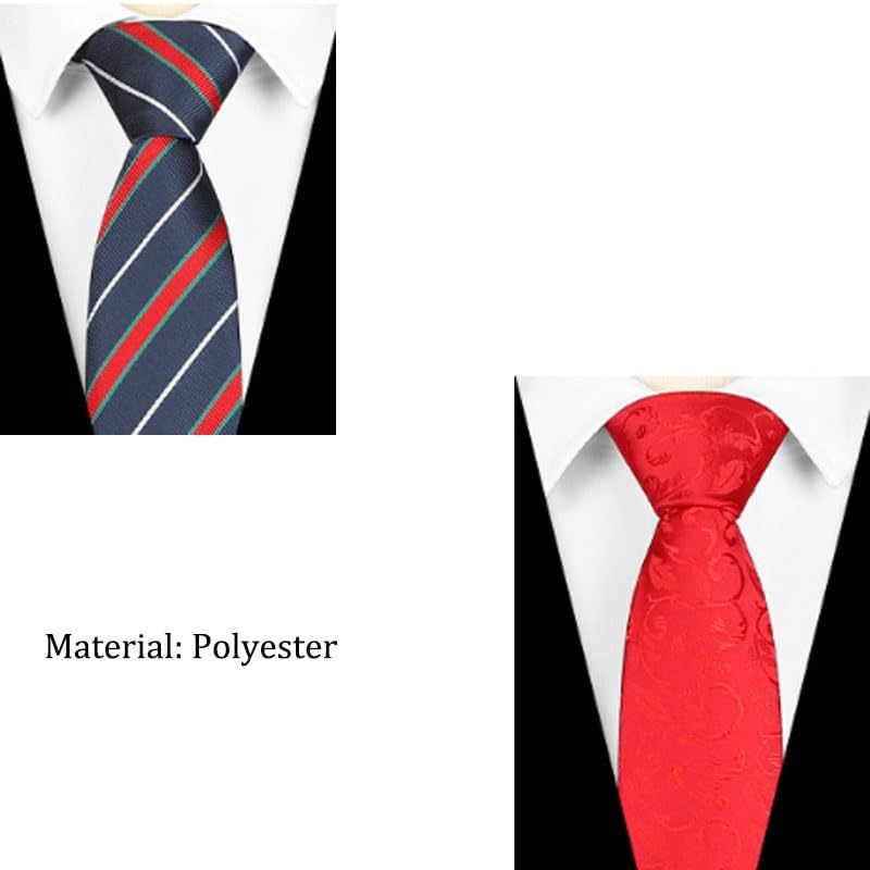 Polyester Tie Wedding Printed Birthday Suit Men Formal Business Necktie