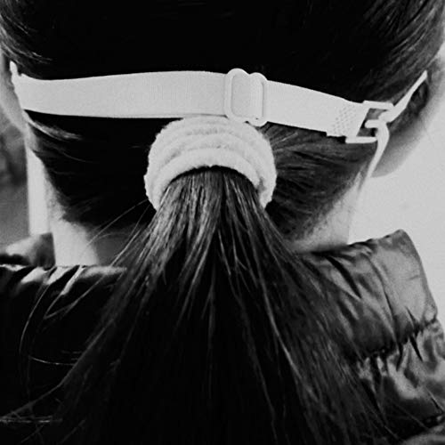 COMFEELING Mask Ear Cord Extension Buckle, Adjustable Mask Accessories Hook Mask Extension Hook Buckle Ear Mask for All Kinds of Face (Black)