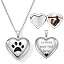 31.heart silver pawprint
