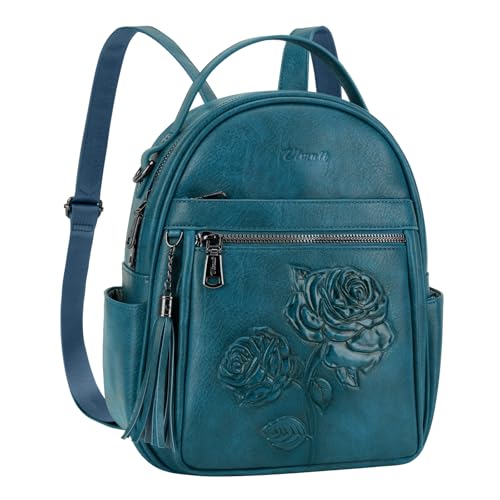 Image of Mini Backpack Purse for Women,Vegan Leather Small Backpack for Daily | Embossed Lightweight Water-Resistance Travel Mini Fashion Daypack Bag,Ladies Casual Backpack Purse Gift Choice for Women