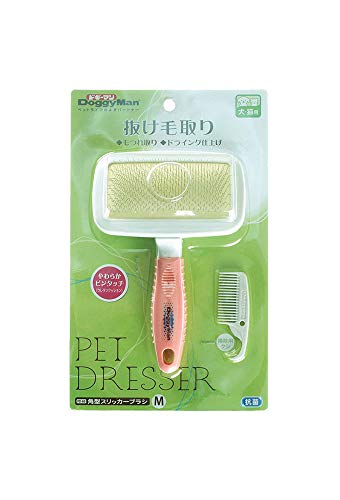 ドギーマン ペットドレッサー 角型スリッカーブラシ M サイズ