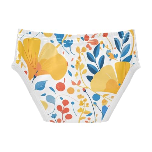 KLL Ginkgo Leaves Little Boys Soft Nighttime Underwear Cute Children Undies2