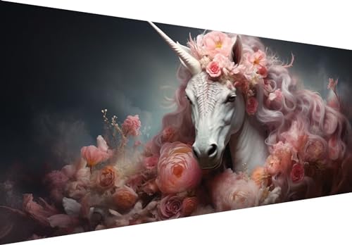 Diamond Painting Grande 200x100cm Paysage Art Diamant Licorne pour Adultes