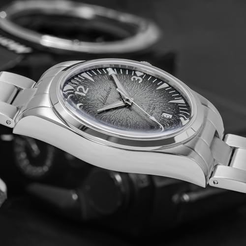 Image of ADDIESDIVE Mens Watch Automatic NH35 /8215 200M Luminous Easy to Read Dial Wrist Watch Minimalist Fashion Simple Watch Analog Date with Leather Strap and Bracelet