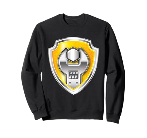 Sweat PAW Patrol Rubble avec badge brodé pour enfant en coton doux