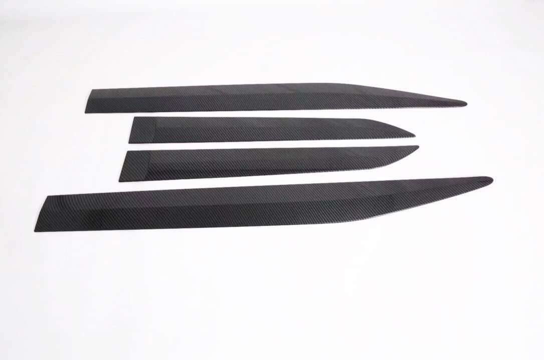 Carbon Fiber Car Body Door Side Molding Trim sill Cover Guard Compatible for Toyota Rush 2018-2019-2020 2021 2022