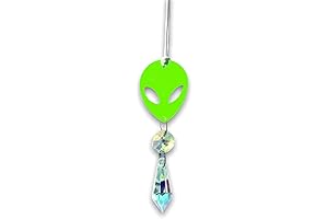 Alien Crystal Suncatcher Auto Rear View Mirror Accessories For Women Stoners