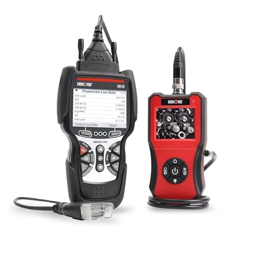 Innova 5610 OBD2 Scanner Bundle with Innova 3380 Automotive Borescope