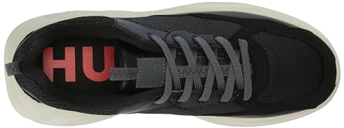 Image of HUGO Mens Running Style Mix Material Sneakers