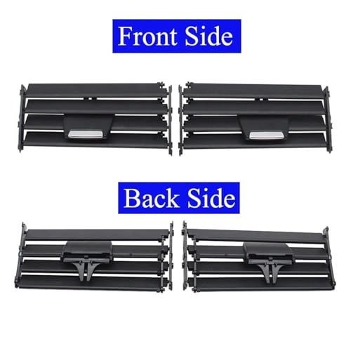 Przedni środkowy klimatyzator AC Vent Outlet Grille Slide Clip Zestaw naprawczy do BMW serii 1 2 3 4 F30 F31 F34 F20 F21 F22 F32 F33 przednia kratka powietrza (środkowa prawa strona) (zestaw 2 szt.)
