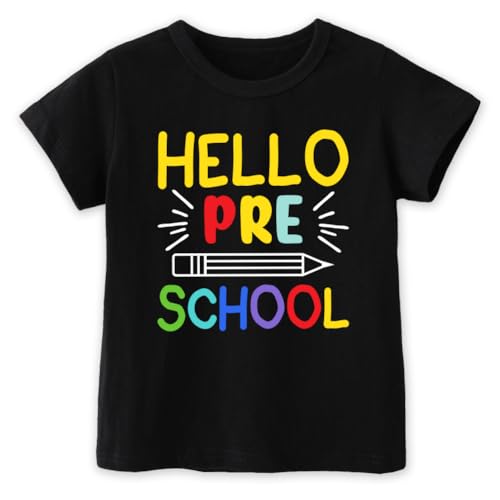 Preschool Pre K Shirt for Toddler Boys Girls Kids, First Day of School, Back to School Pre-K Kindergarten Tee