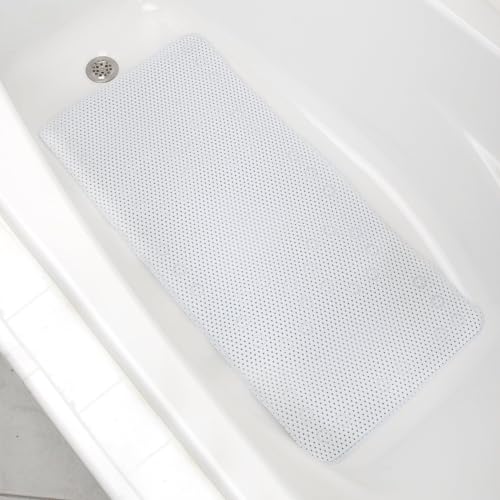 Zenna Home Oversized Waffle Cushion Tub Mat One Size White