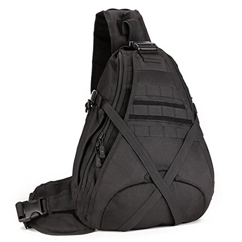 Groß Fassungsvermögen Reisetasche Schultertasche Gepäck militärisch Brustbeutel 14 Zoll Laptoptasche Fahrradrucksack Bergsteigen