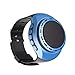 Wuty Poignet Bluetooth Haut-Parleur Subwoofer Haut Volume Courir Sport Bracelet Haut-Parleur 3D Surround Maison Haut-parleurs en Plein Air Portable Haut-Parleur Portable Voix Pure (Color : Blue)