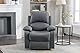 ASTAN HOGAR Ramón AH-AR30920GR Relaxsessel mit Selbsthilfefunktion (elektrische Liege, Massage und Therapie, Modell Ramón AH-AR30920GR, grau)