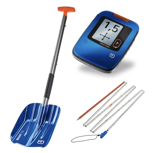 Ortovox Rescue Set Diract Voice I Shovel, Probe & Avalanche Transceiver Bundle