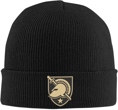 LDGSUPH West Point Military Academy Knitted Hat Winter Soft Warm Beanie Hats Black