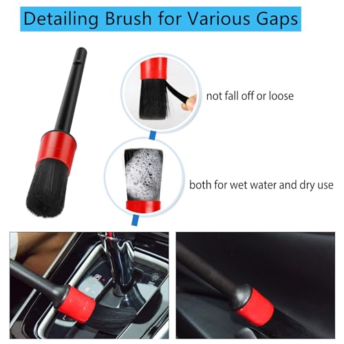 Fitosy 231212-0808-3 Car Interior Duster Detail Brush Cleaning Kit thumb #4
