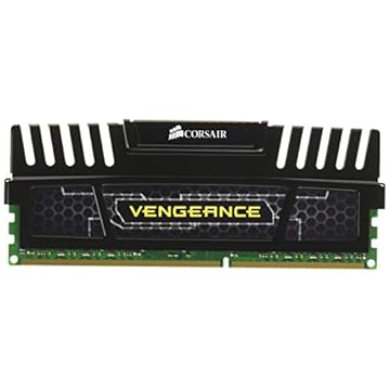 Corsair Memória de desktop CMZ8GX3M1A1600C10 Vengeance 8 GB (1 x 8 GB) DDR3 1600 MHz (PC3 12800) 1,5 V