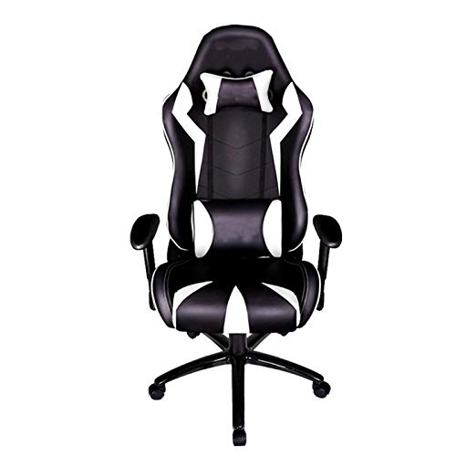 Gaming Chair Ergonomic Gaming Chair Style Office Chair PU Leather High Back Racing Computer Chair (Color : Black-Red)