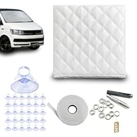Thermomatte DIY Kit für VW T5 T6 – 3,5 x 1,48 m, Thermomatte Do-it-Yourself Kit für VW T5 T6, Thermomatte t6, Wärmedämmung, Lichtschutz und Privatsphäre, Selbstbaubarer Universalfensterabdeckung
