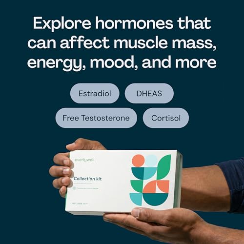 Image of Everlywell At-Home Men's Health Test Collection Kit, Measures 4 Key Hormones in Men for Accurate Results from a CLIA-Certified Lab Within Days, Ages 18 Plus