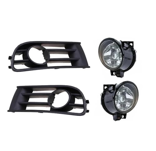 Calandre avant pour VW Polo 9N Sedan 2004-2006 avec grilles de phare antibrouillard