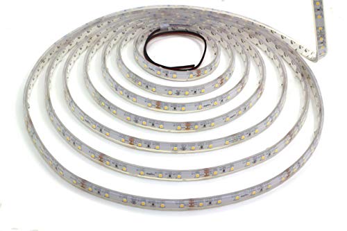 Ledmy Dc24V Flexible Led Strip Light, Led Tape Lights Smd3528 300Leds Ip68 Waterproof String Light, Strip Lights Used In Commercial, Project, Home And Outdoor (Warm White 3000K) 16.4Ft/5M #TOP3