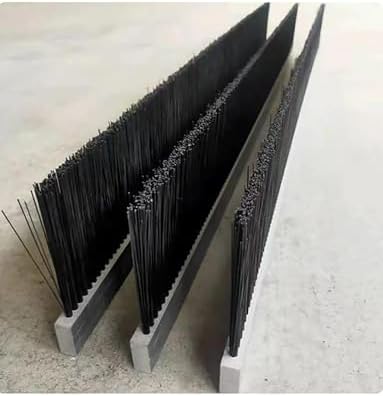 3-Pack Industrial Waterproof Brushes, Wear-Resistant Cleaning Tools for Factories & Mechanics, Ideal for Plate Cleaning (39.4x0.6x2x1.2in)