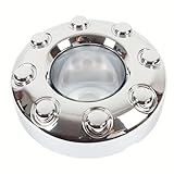 1Pcs 2005-2016 F-350 F350 Dually FRONT 4X4 Open Chrome Wheel Center Hub Cap Replaces OEM 5C3Z1130TA