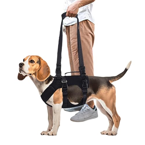 犬用スリングキャリア、犬用リフティングハーネス | 犬用サポートスリング犬用ベスト ハーネス 階段ヘルパー - 調節可能な犬用歩行補助ハーネス、丈夫なスリングキャリア、犬の散歩、麻痺、高齢、障害者用